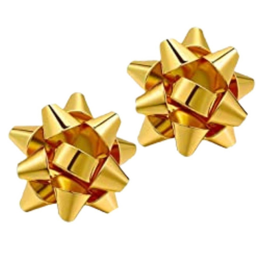 2/$20 GOLD Bows Earrings Christmas Bow Studs Holiday Earrings LIMITED QTY